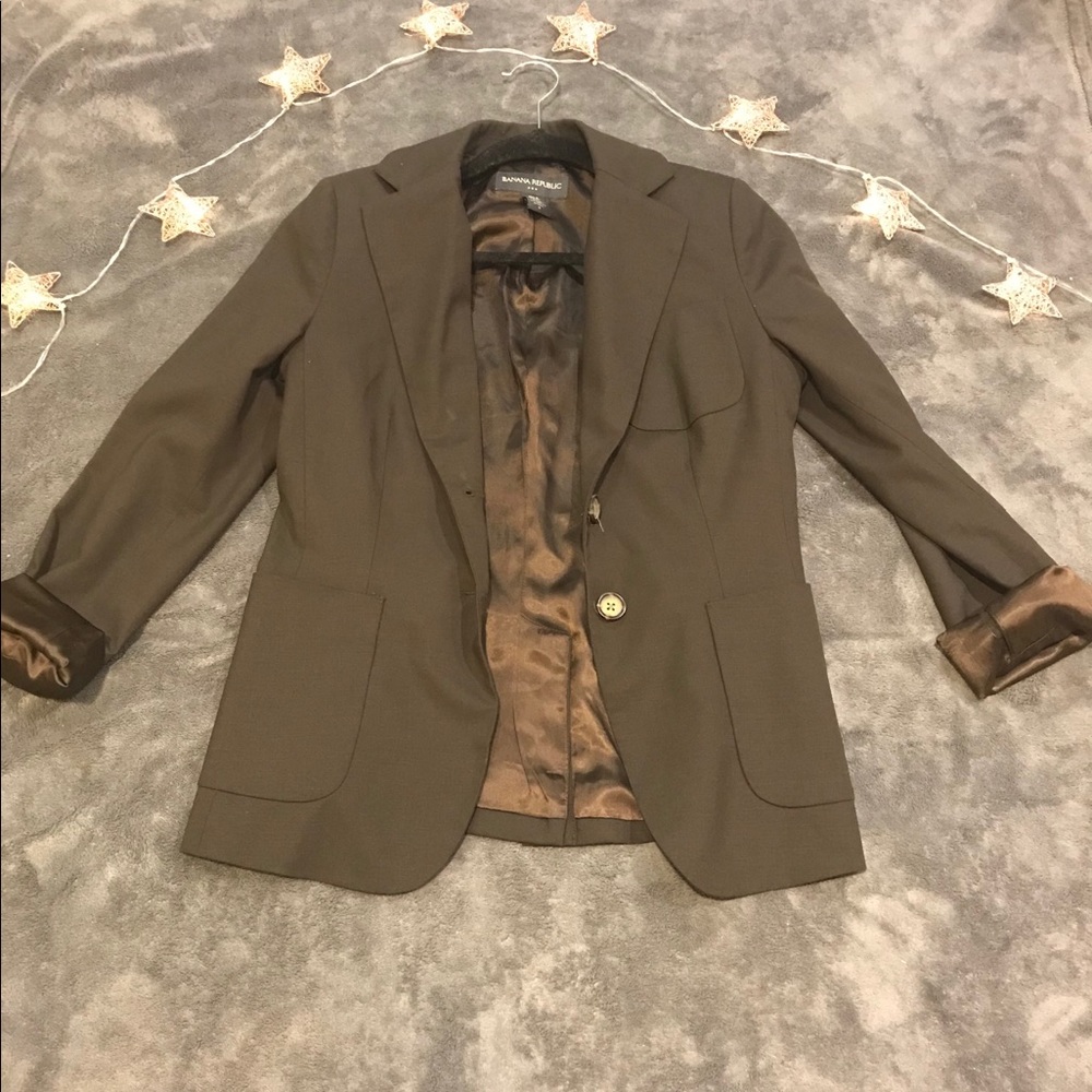 Banana Republic Dark Brown Blazer